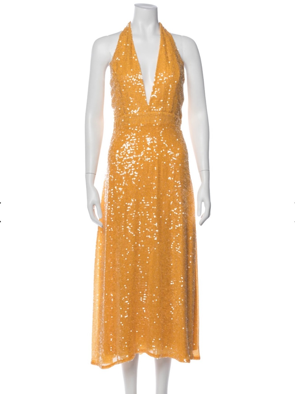 Markarian Sequin Halterneck Dress